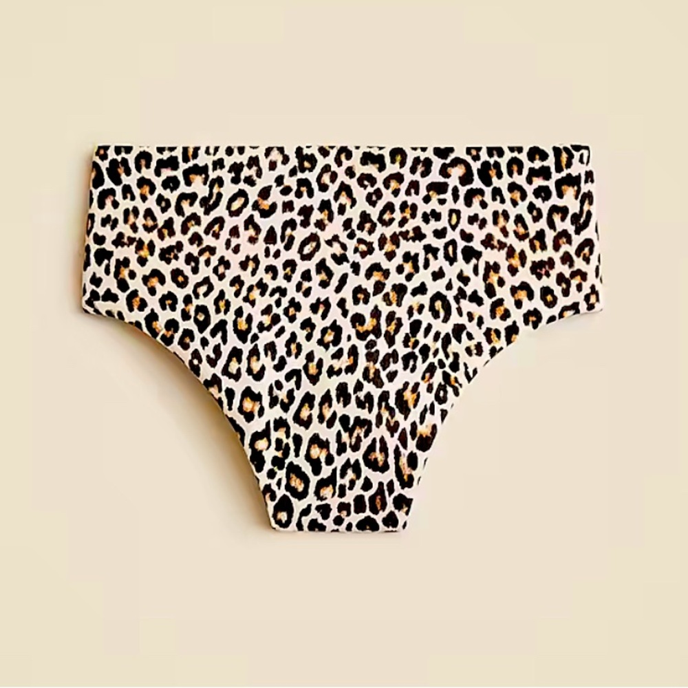 J. Crew, NWT, Hallie bikini bottom in Classic Sculpt™, Size M